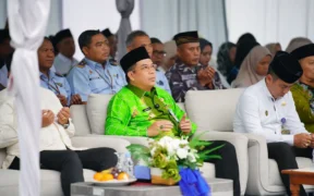 Wali Kota Probolinggo, Dokter Aminuddin, menghadiri doa bersama Keselamatan dan Kesehatan Kerja (K3) bersama unsur maritim