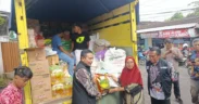 Wali Kota Malang, Wahyu Hidayat, meninjau pelaksanaan Gerakan Pangan Murah (GPM) di Kelurahan Arjowinangun, Jumat (13/2/2026).