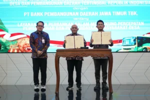 Bank Jatim dan Kemendes PDT RI Teken Kerja Sama Perkuat Ekonomi Desa