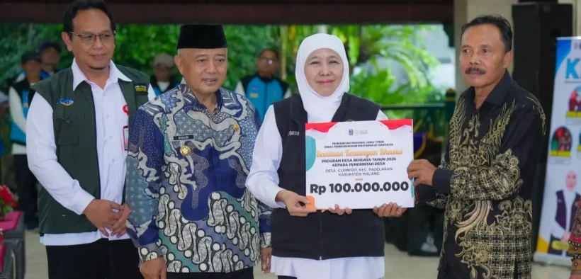 Gubernur Jawa Timur Khofifah Salurkan Bansos Rp7,05 Miliar di Kabupaten Malang, Dorong Ekonomi Warga hingga Desa Berdaya
