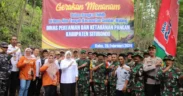 Tim Wasev TNI meninjau pelaksanaan TMMD Ke-127 di Dusun Plampang, Desa Alas Tengah, Situbondo, Pastikan Tepat Sasaran