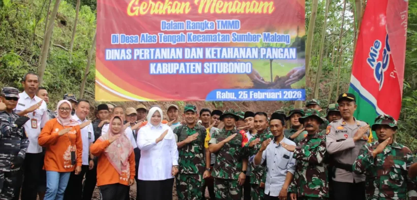 Tim Wasev TNI meninjau pelaksanaan TMMD Ke-127 di Dusun Plampang, Desa Alas Tengah, Situbondo, Pastikan Tepat Sasaran