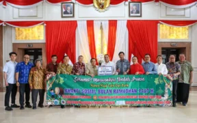 Menyambut Ramadan 1447 Hijriah, Pemerintah Kota Surabaya menerima bantuan sosial berupa 2.000 paket sembako