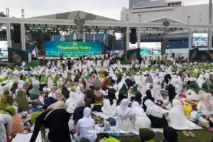 Mujahadah Kubro NU Jatim Jamaah Tembus 107 Ribu Orang