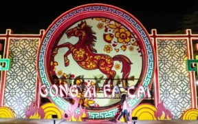 dekorasi Imlek Surabaya 2026