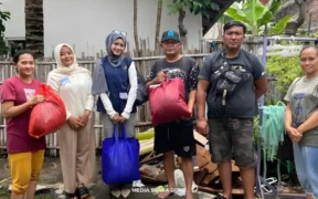 aksi relawan muda Probolinggo banjir Kraksaan