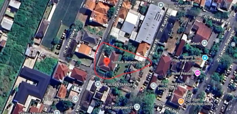 Rumah Joko Widodo Viral di Google Maps, Muncul Nama “Tembok Ratapan Solo”