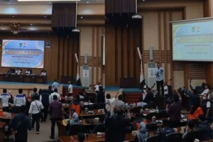 Pemilihan Ketua KONI Kabupaten Malang Memanas di Gedung DPRD Kabupaten Malang