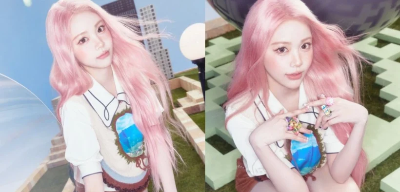 Visual Baru Carmen Bikin Heboh! Rambut Pink Jadi Senjata Comeback Hearts2Hearts