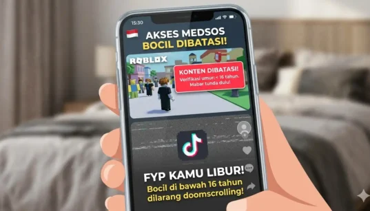 Buat para bocil yang masih di bawah umur, siap-siap buat say goodbye sementara sama fyp TikTok atau mabar di Roblox.