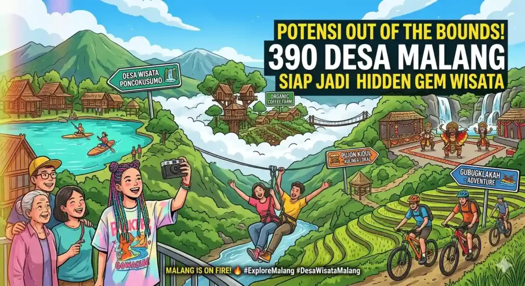Potensi Out Of The Bounds! 390 Desa Malang Siap Jadi Hidden Gem Wisata