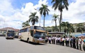 Program Mudik Gratis Jember 2026 disambut antusias, 516 warga diberangkatkan. Dishub buka peluang penambahan kuota