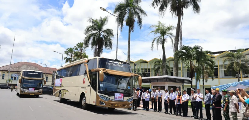 Program Mudik Gratis Jember 2026 disambut antusias, 516 warga diberangkatkan. Dishub buka peluang penambahan kuota