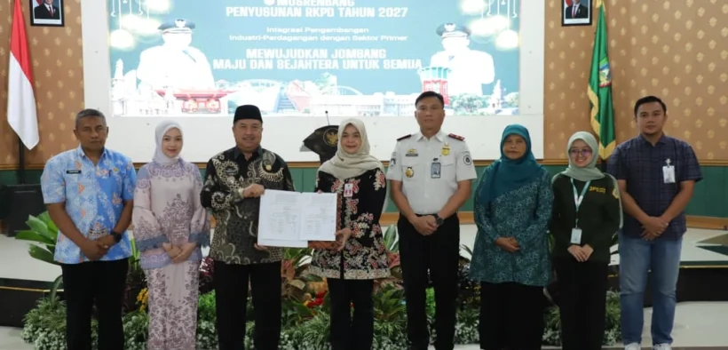 Bupati Jombang Warsubi membuka Musyawarah Perencanaan Pembangunan (Musrenbang) RKPD Kabupaten Jombang Tahun 2027