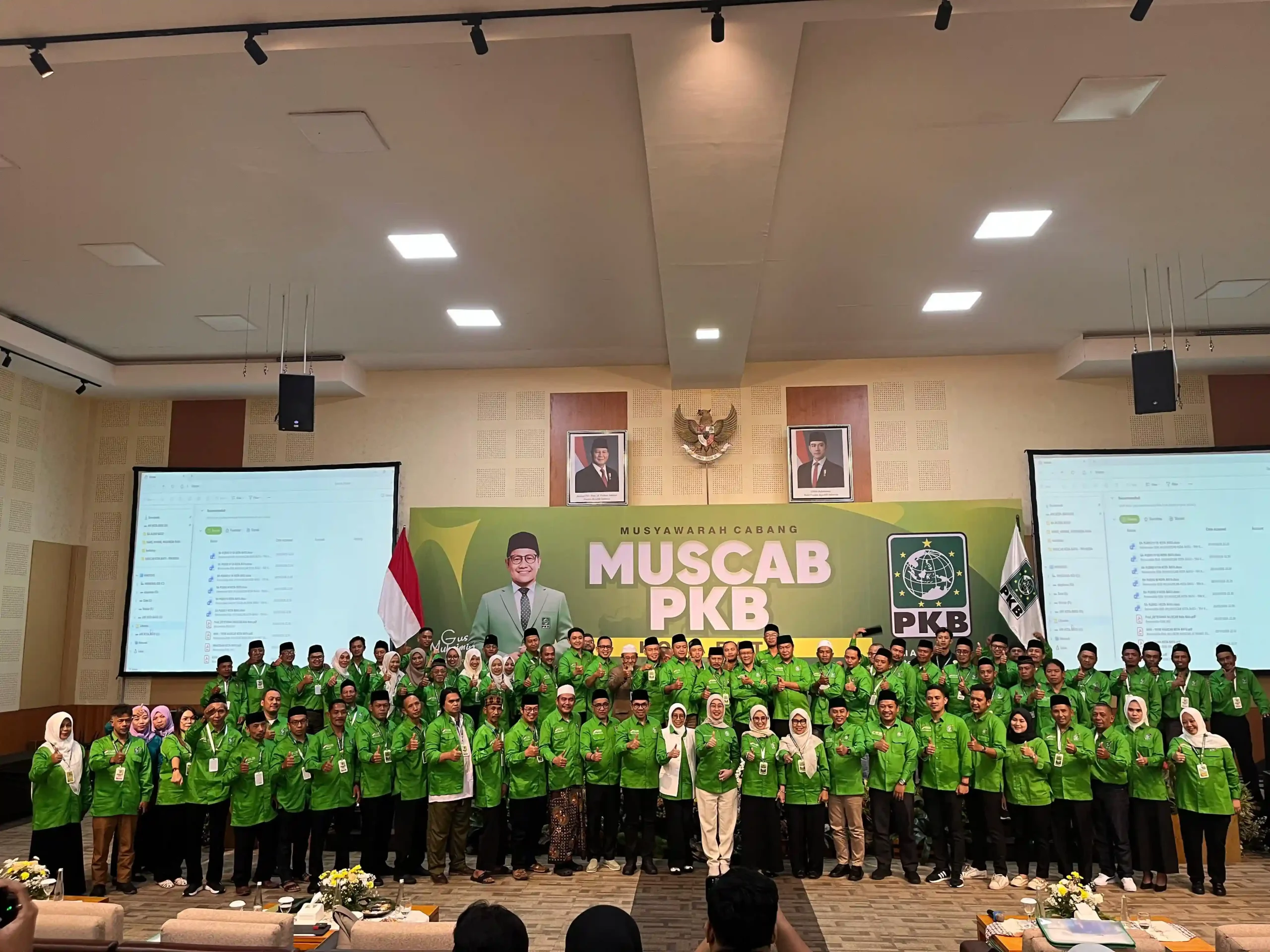 Dewan Pengurus Cabang (DPC) Partai Kebangkitan Bangsa (PKB) Kota Batu menuntaskan Musyawarah Cabang (Muscab)