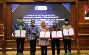 Perjanjian Kerja Sama (PKS) Pengolahan Sampah Menjadi Energi Listrik (PSEL) Resmi diteken Pemerintah Malang,