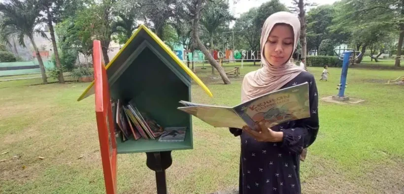 kotak baca Taman Maramis Probolinggo