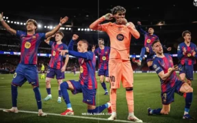 Pesta Gol Barcelona Newcastle