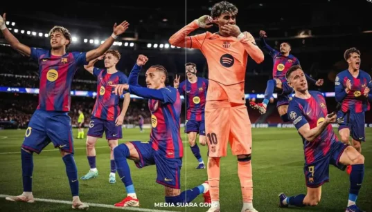 Pesta Gol Barcelona Newcastle