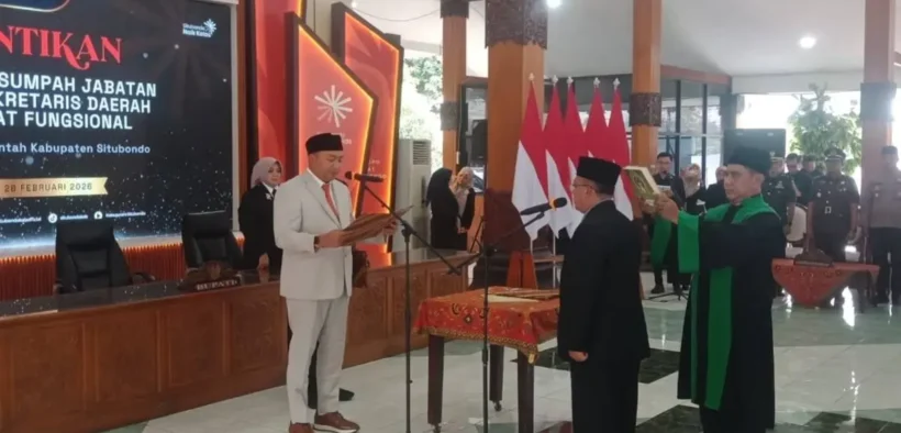 Pelantikan Pj Sekda Situbondo