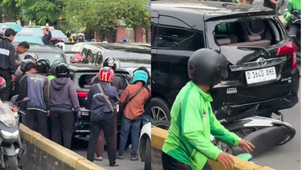 Calya lawan arah Jakpus