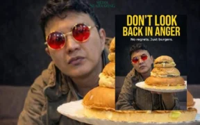 Siapa yang sangka, setelah bikin telinga kita "terngiang-ngiang" sama Look at the Stars Lord Aldi Taher kini Promosikan Burger miliknya