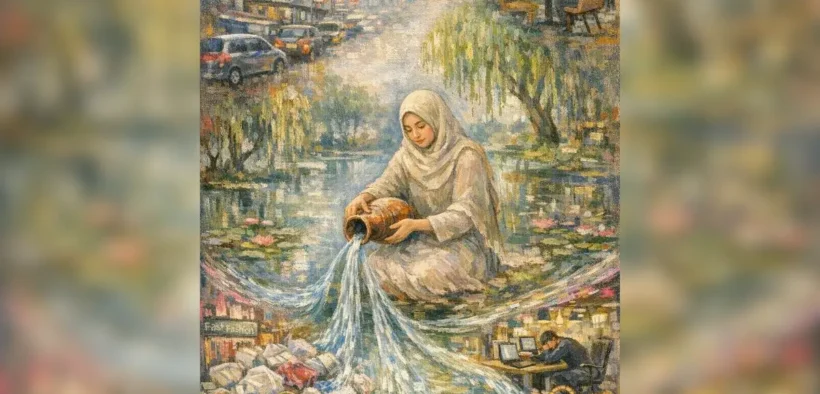 Di tengah lelahnya era AI, teladan Aisyah RA tawarkan solusi slow living. Simak 7 kebiasaan intelektual perempuan hebat ini