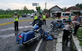 kecelakaan moge bos HS