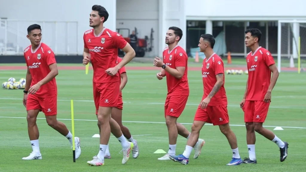 latihan perdana timnas indonesia