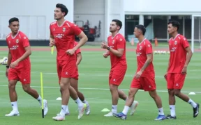 latihan perdana timnas indonesia