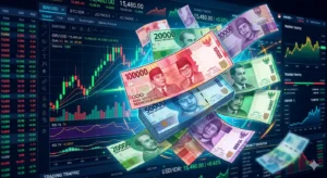 Rupiah Nyaris Tembus Rp17.000 per Dolar AS