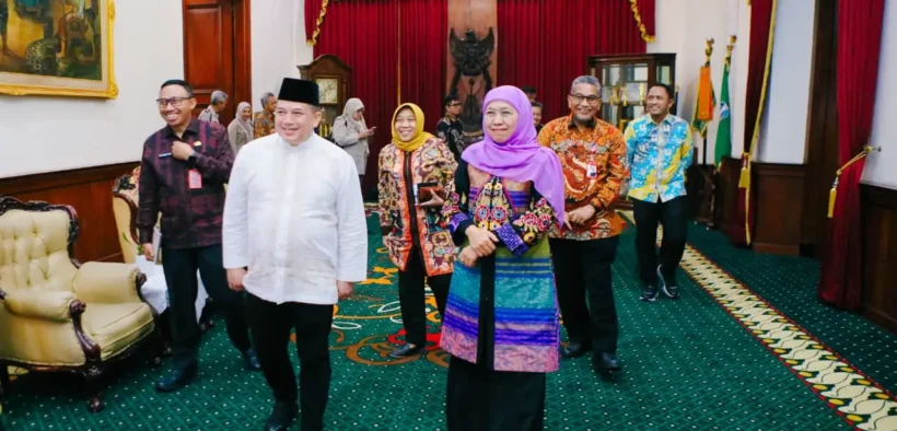 Gubernur Jawa Timur, Khofifah Indar Parawansa, menegaskan pentingnya pemetaan Lahan Sawah Dilindungi (LSD) secara presisi