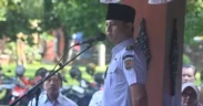 Mochamad Nur Arifin bersama Wakil Bupati Syah Natanegara menggelar halal bihalal bersama ASN di lingkungan Pemkab Trenggalek