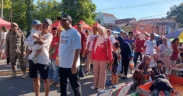 Suasana Car Free Day (CFD) Situbondo terasa lebih hangat dari biasanya, karena bertepatan dengan halal bihalal