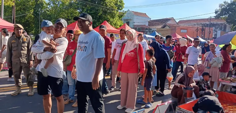 Suasana Car Free Day (CFD) Situbondo terasa lebih hangat dari biasanya, karena bertepatan dengan halal bihalal