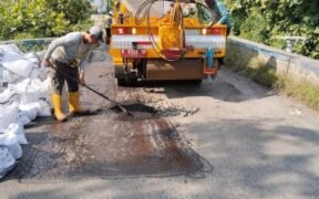 DPUPR Kabupaten Probolinggo terus menggenjot perbaikan infrastruktur jalan, Salah satunya adalah ruas jalan Pekalen–Condong