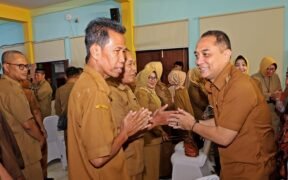 Wali Kota Surabaya Halalbihalal bersama Musyawarah Kerja Kepala Sekolah (MKKS) dan Kelompok Kerja Kepala Sekolah (K3S) SMP negeri dan swasta