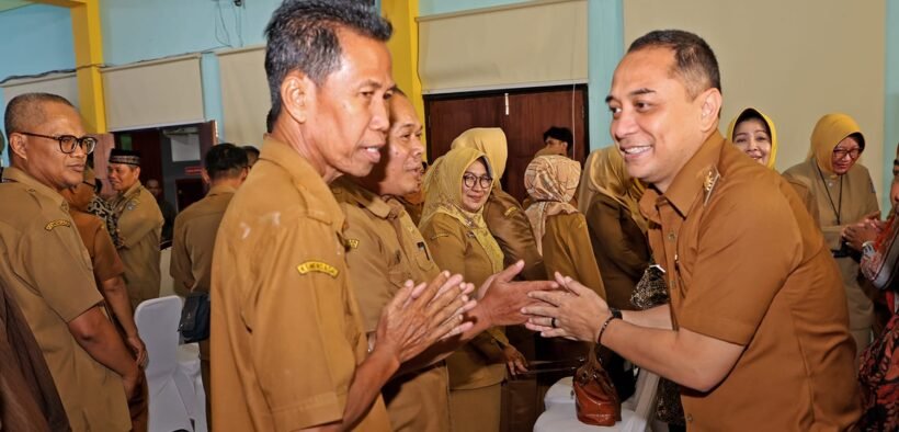 Wali Kota Surabaya Halalbihalal bersama Musyawarah Kerja Kepala Sekolah (MKKS) dan Kelompok Kerja Kepala Sekolah (K3S) SMP negeri dan swasta