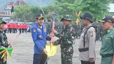 Program TMMD ke-128 resmi dimulai di Kabupaten Trenggalek dan dibuka langsung oleh Wakil Bupati Trenggalek, Syah Natanegara