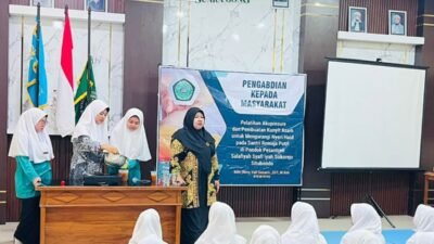 Cara Alami Redakan Nyeri Haid, FIK UNIB Latih Santri Akupresur dan Kunyit Asam