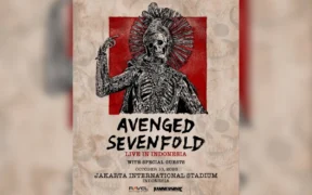 Ravel Entertainment baru aja kasih kabar gembira: band legendaris Avenged Sevenfold (A7X) bakal balik lagi ke Indonesia! Konser bertajuk "Avenged Sevenfold Live in Indonesia"