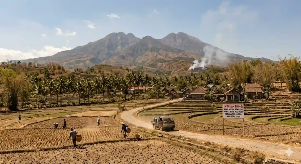 BMKG Jawa Timur telah merilis prakiraan awal musim kemarau untuk tahun 2026 Wilayah Malang Raya diprediksi akan mulai duluan