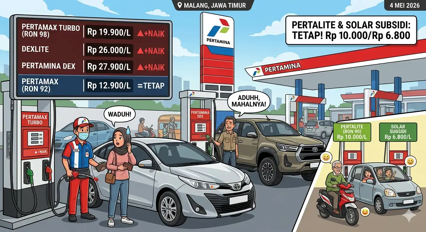 Cek Kantong! Ini Update Harga BBM Pertamina per 4 Mei 2026