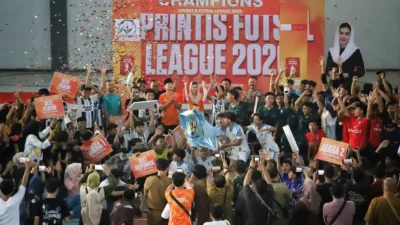 Turnamen futsal pelajar, UPRINTIS Futsal League 2026 sukses digelar selama dua hari di GOR Gajah Putih Trenggalek