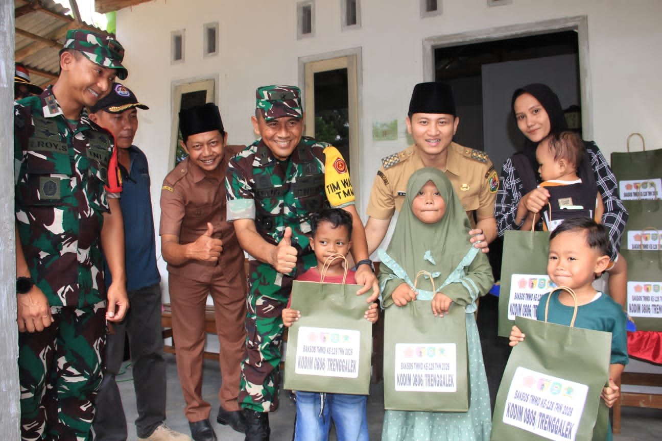 Bupati Trenggalek Tinjau Langsung Progres TMMD ke-128 di Desa Sukorejo