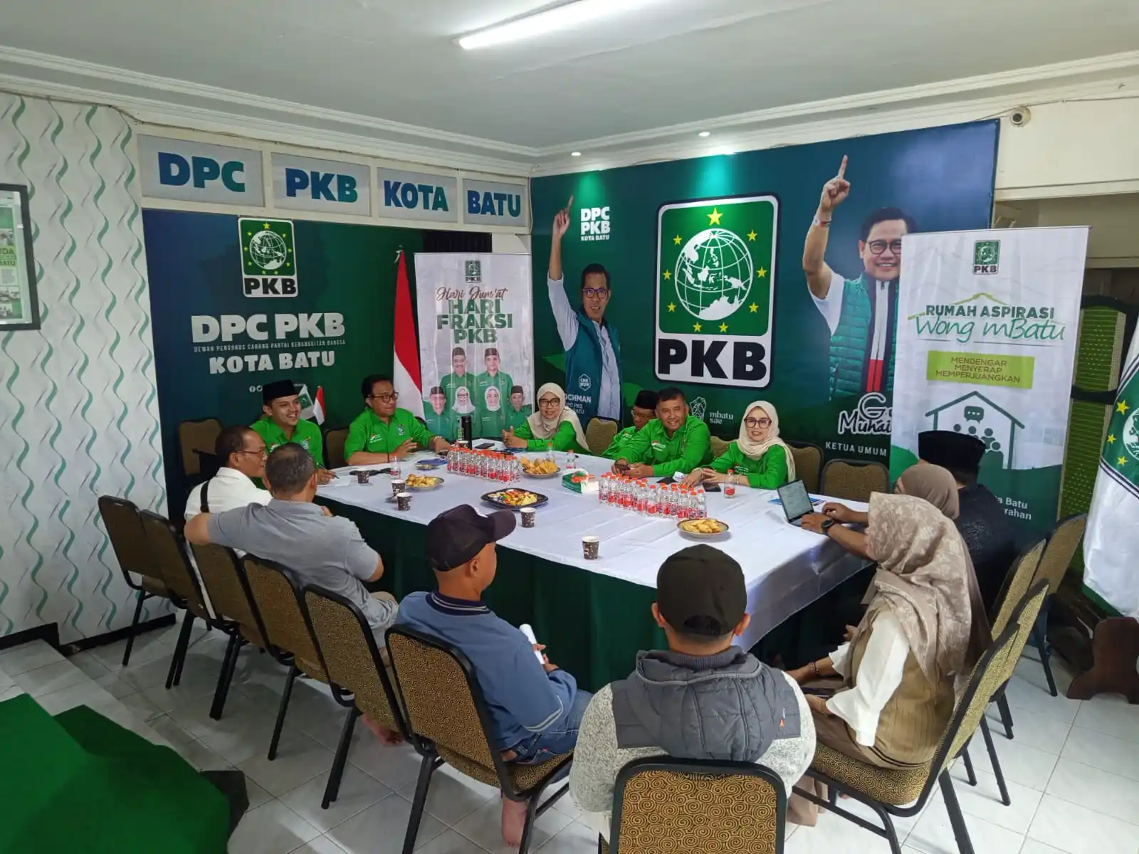 Fraksi Partai Kebangkitan Bangsa (PKB) DPRD Kota Batu terus menjaring persoalan masyarakat melalui program Rumah Aspirasi Wong mBatu