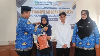 Disnaker Situbondo Gelar Pelatihan Bean Roastery