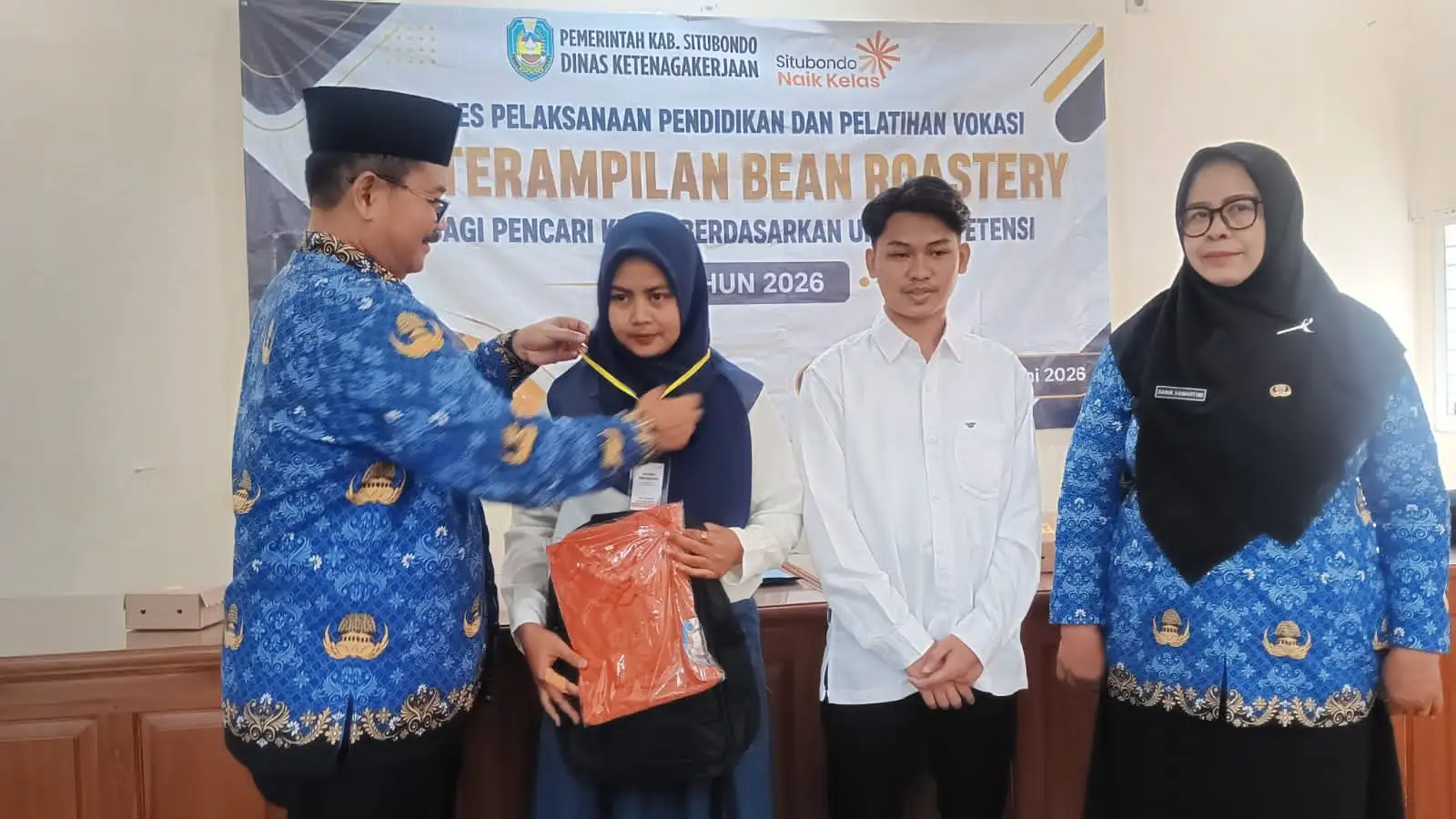 Disnaker Situbondo Gelar Pelatihan Bean Roastery