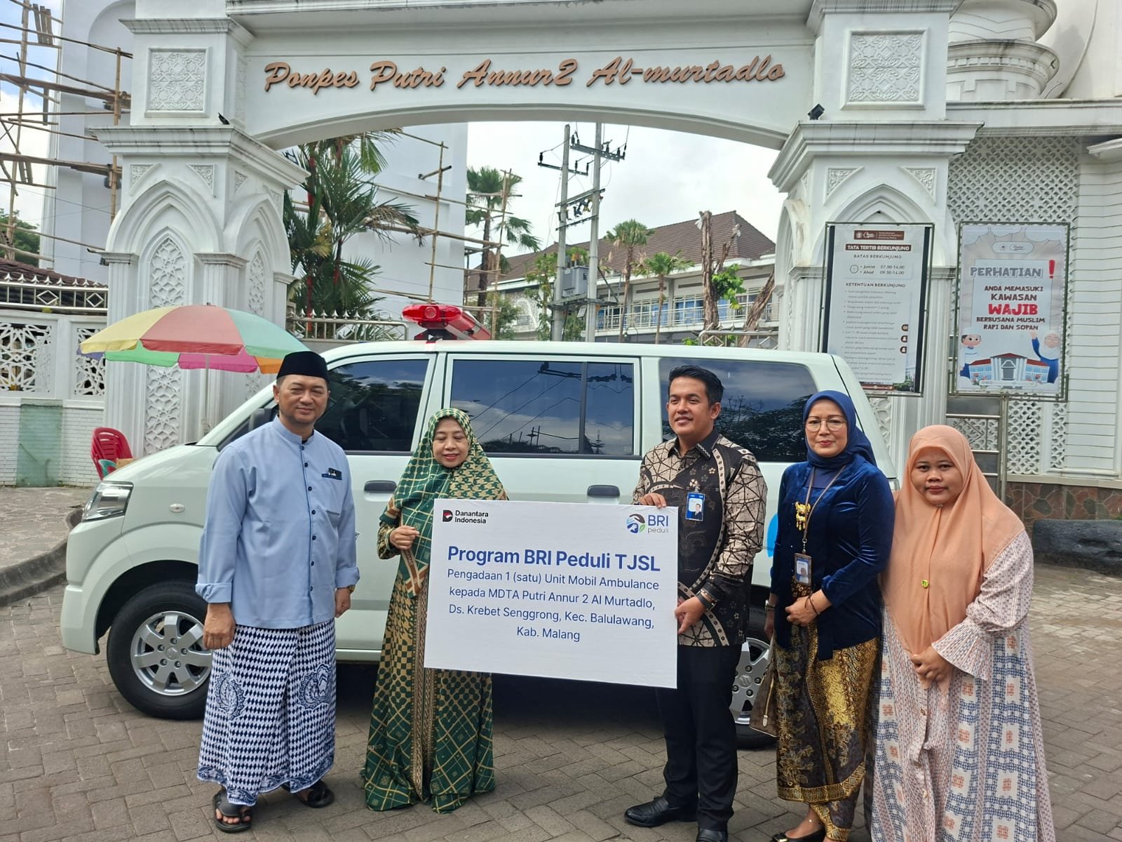 BRI menyalurkan bantuan satu unit ambulans kepada Pondok Pesantren An Nur 2 Bululawang, Bentuk Dukungan Layanan Kesehatan Santri