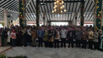 Bupati Malang, Abah Sanusi memberikan paparan luar biasa dalam acara Silaturahmi bersama Purna Tugas ASN Pemerintah Kabupaten Malang